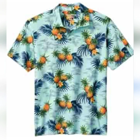 Men's Tommy Bahama Palm Desert Pina Isle Golf Pro Shirt - Picture 2 of 10